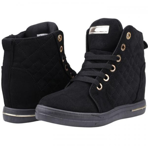 Botki damskie R243A-1.BLACK/GOLD (36/41,12par)