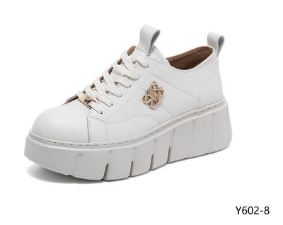 Buty sportowe damskie Y602-8.WHITE (36/41,8par)