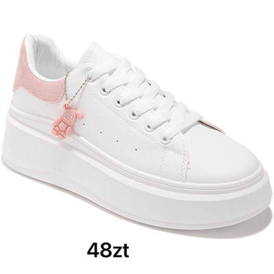 Buty sportowe damskie 7AMIS200.WHITE/PINK (36/41,12par)