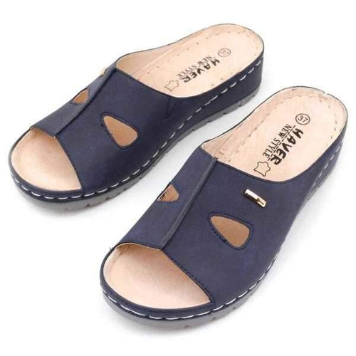 Klapki damskie DE923-1.NAVY (36/41,12par)