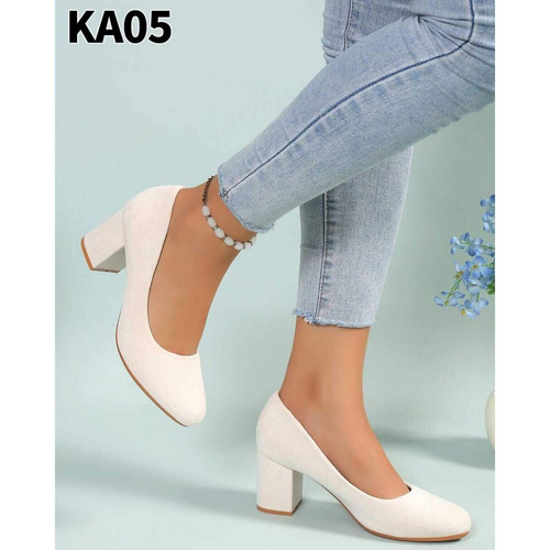 Czółenka damskie  KA05.BEIGE (36/41,12par)