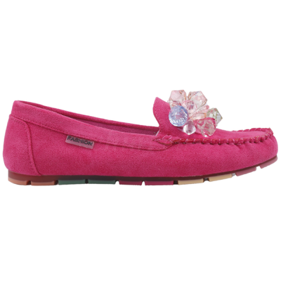 Mokasyny damskie MH22-9.FUSHIA (36/41,12par)