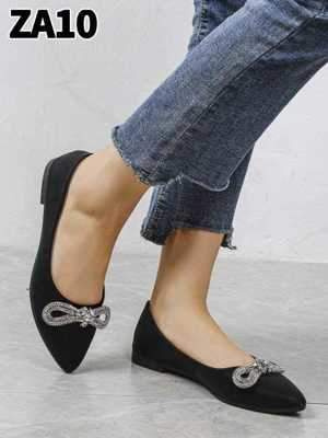 Balerinki damskie 7AZA10.BLACK (36/41,12par)