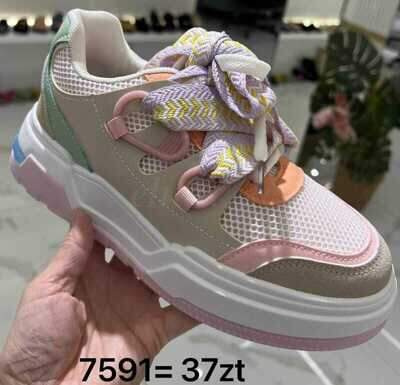 Buty sportowe damskie 7A7591.PINK (36/41,12par)