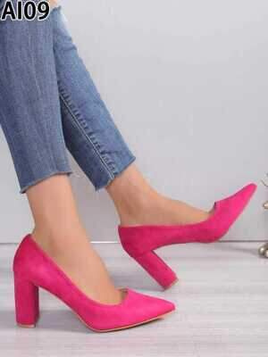 Czółenka damskie AI09.FUSHIA (36/41,12par)