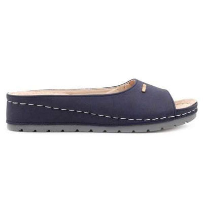 Klapki damskie DE912-1.NAVY (36/41,12par)