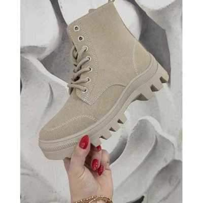 Trzewiki damskie 7ABL300.BEIGE (36/41,12par)