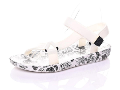 Sandały damskie DZ315-9.WHITE (36/41,12par)