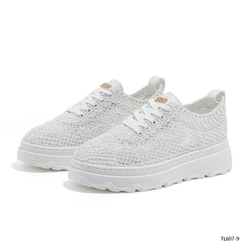Buty sportowe damskie  7ATL607-9.WHITE (36/41,12par)