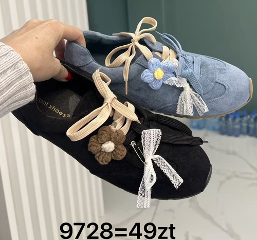 Buty sportowe damskie 9728.KOLORDOWYBORU (36/41,12par)