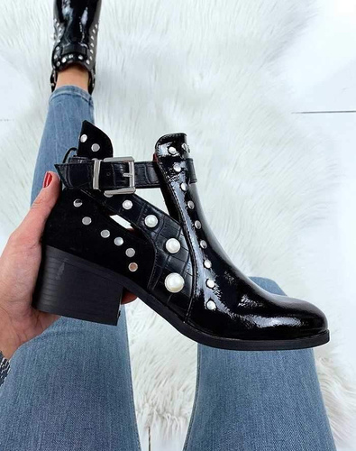 Botki damskie M563.BLACK (36/41,12par)