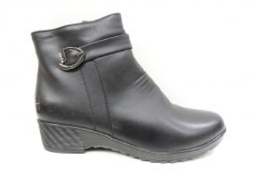 Botki damskie ocieplane 7A430-10.BLACK (37/42,12par)