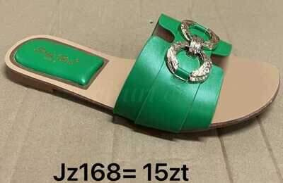 Klapki damskie 7AJZ168.GREEN (36/41,12par)