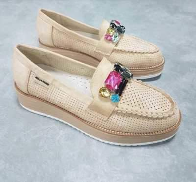 Półbuty damskie 7ADS507-63.KHAKI (36/41,12par)