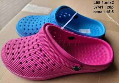 Klapki damskie 7AL55-1.MIX (37/41, 20par)
