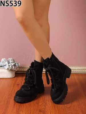 Botki damskie ocieplane NS539.BLACK (36/41,12par)