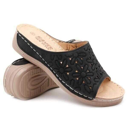 Klapki damskie DE985-5.BLACK (36/41,12par)