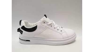 Buty sportowe damskie 7ABO-723.WHITE/BLACK (36/41,12par)