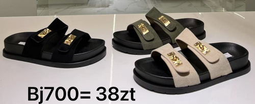 Klapki damskie BJ700.KOLORDOWYBORU (36/41,12par)