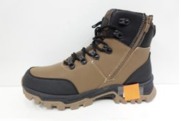 Trzewiki damskie 7AHD611-4.KHAKI/BLACK  (36/41,12par)