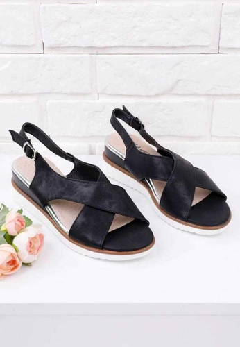 Sandały damskie DE93-1.BLACK (36/41,8par)