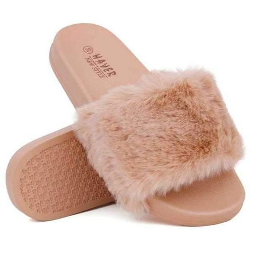 Klapki damskie HN52-14.CAMEL (36/41,12par)