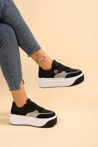 Buty sportowe damskie 7ABL621.BLACK  (36/41,12par)