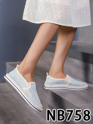 Balerinki damskie NB758.BLUE (36/41,12par)