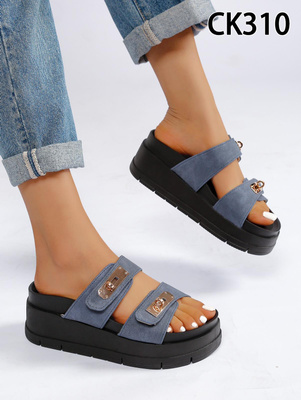 Klapki damskie CK310.BLUE (36/41,12par)