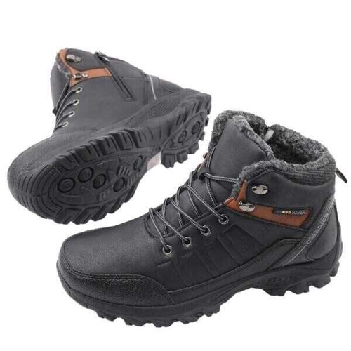 Trzewiki męskie 9AA199-11.BLACK/CAMEL (41/46,8par)