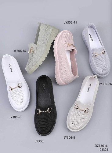 Balerinki damskie 7AJY306-11.PINK (36/41,12par)