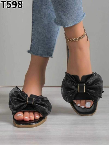 Klapki damskie T598.BLACK (36/41,12par)