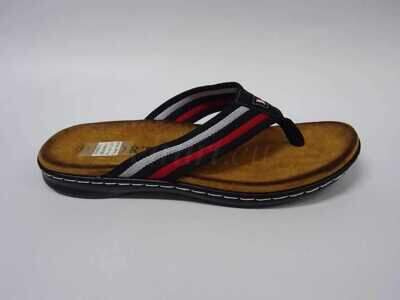 Klapki męskie 9AJK3690-1.BLACK (40/46,12par)