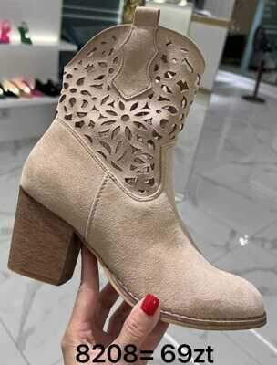 Botki damskie 7A8208.BEIGE (36/41,12par)