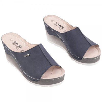 Klapki damskie DE04A-1.NAVY (36/41,8par)