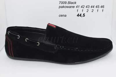 Półbuty męskie 9A7009.BLACK (41/46,8par)