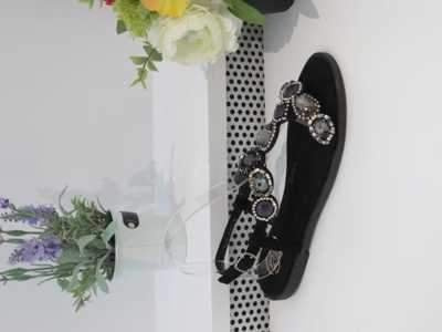 Sandały damskie 7AGG-71.BLACK (36/41,12par)