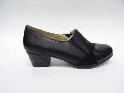 Półbuty damskie   7A2715-1.BLACK   (36/41,12par)