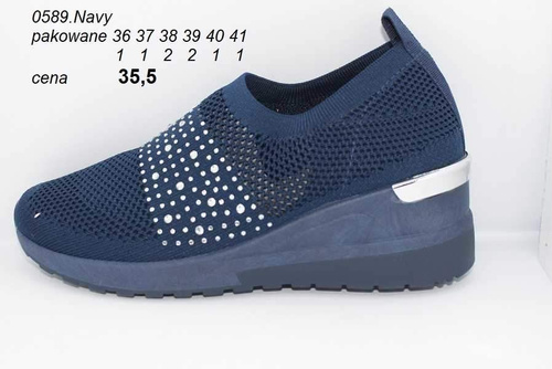 Botki damskie 7A0598.NAVY (36/41,8par)