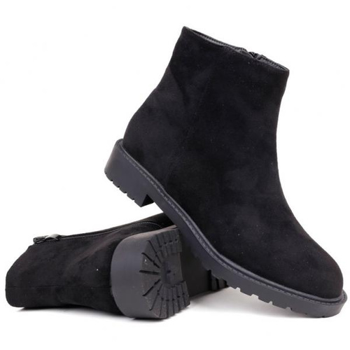 Botki damskie RM09-1.BLACK Ocieplane (36/41,8par)