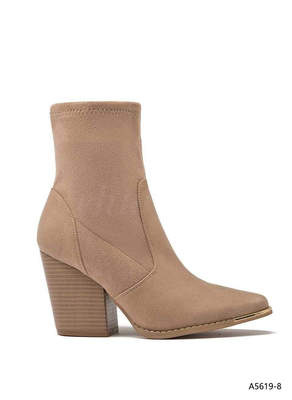 Botki damskie ocieplane 5619-8.BEIGE (36/41,12par)