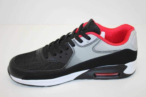 Buty sportowe męskie   9AM71D-25.BLACK/RED    (41/46,12par)
