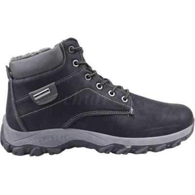 Trzewiki męskie 9AA203A-2.BLACK/GREY Ocieplane (41/46,8par)