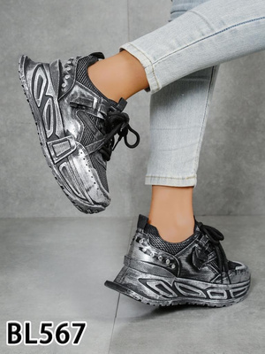 Buty sportowe damskie 7ABL567.BLACK (36/41,12par)