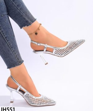 Sandały damskie 7AJH551.SILVER (36/40,12par)