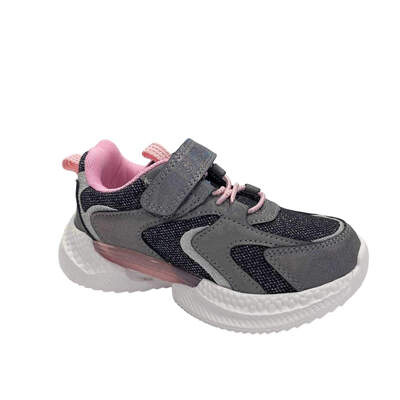Buty sportowe chłopięce  3AEB251.GREY/PINK      (26/31,12par)