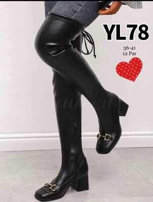 Kozaki damskie  7AYL78.BLACK  (36/41,12par)