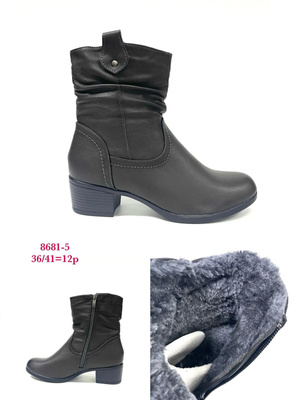 Botki damskie 7A8681-5.GREY (36/42,12par)