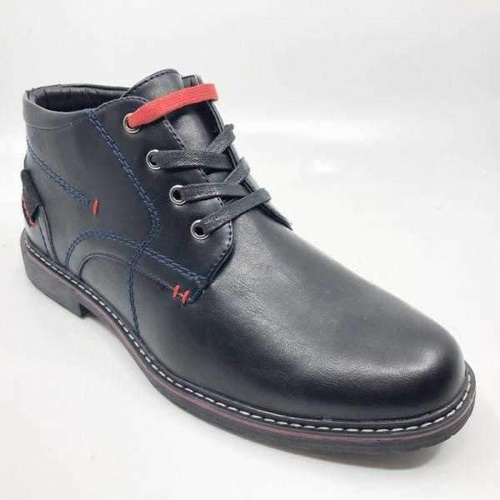 Trzewiki męskie A2010-12.BLACK/RED (41/46,8par)