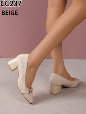 Czółenka damskie CC237.BEIGE (36/41 12par)